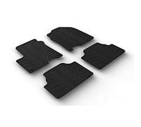 Gledring Alfombrillas de Goma Compatible con Hyundai Kona EV 4/2018- (Perfil T 4-Partes + Clips de Montaje)