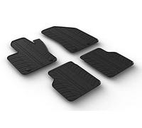 Gledring Alfombrillas de Goma Compatible con Jeep Compass 5/2017- (Perfil T 4-Partes + Clips de Montaje)