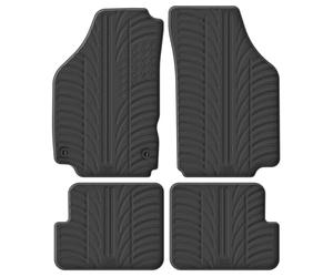 Gledring Alfombrillas de Goma Compatible con Lancia Ypsilon 2003-2011 (Perfil T 4-Partes + Clips de Montaje)