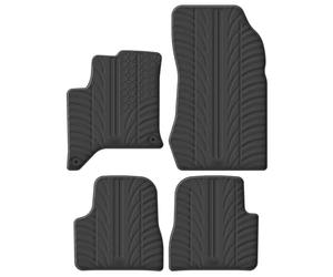 Gledring Alfombrillas de Goma Compatible con Lancia Ypsilon (L21) MHEV 2024- (Perfil T 4-Partes + Clips de Montaje)