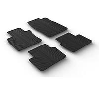 Gledring Alfombrillas de Goma Compatible con Mazda 3 2/2019- (Perfil T 4-Partes + Clips de Montaje)