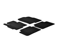 Gledring Alfombrillas de Goma Compatible con Mazda CX-5 Gasolina 2012-2017 (Perfil T 4-Partes + Clips de Montaje)
