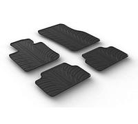 Gledring Alfombrillas de Goma Compatible con Mini F55 5-Puertas 2014- (Perfil T 4-Partes + Clips de Montaje)