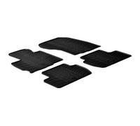 Gledring Alfombrillas de Goma Compatible con Mitsubishi Outlander 2010-2012 (Perfil T 4-Partes + Clips de Montaje)