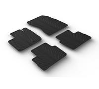 Gledring Alfombrillas de Goma Compatible con Nissan Qashqai III (J12) 2021- (Perfil T 4-Partes + Clips de Montaje)