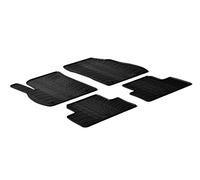 Gledring Alfombrillas de Goma Compatible con Opel Zafira C 2011- (Perfil T 4-Partes + Clips de Montaje)