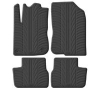 Gledring Alfombrillas de Goma Compatible con Peugeot 208 2012-2019 (Perfil T 4-Partes + Clips de Montaje)