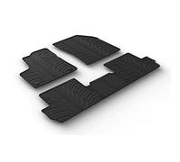 Gledring Alfombrillas de Goma Compatible con Peugeot 3008 9/2016- Incl. Hybrid (Perfil T 5-Partes + Clips de Montaje)