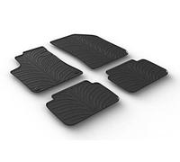 Gledring Alfombrillas de Goma Compatible con Peugeot 308 SW 2013-2021 (Perfil T 4-Partes + Clips de Montaje)