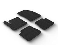 Gledring Alfombrillas de Goma Compatible con Peugeot e-2008 II 2020- & Citroën e-C4 III 2020- (Perfil T 4-Partes + Clips de Montaje)