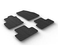 Gledring Alfombrillas de Goma Compatible con Range Rover Evoque 2011-2019 (Perfil T 4-Partes + Clips de Montaje)