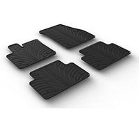 Gledring Alfombrillas de Goma Compatible con Range Rover Evoque 2019- (Perfil T 4-Partes + Clips de Montaje)