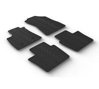 Gledring Alfombrillas de Goma Compatible con Renault Espace Vi E-Tech Hybrid 2023- (Perfil T 4-Partes + Clips de Montaje)