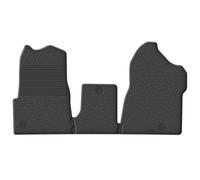 Gledring Alfombrillas de Goma Compatible con Renault Master IV 2024- & Nissan Interstar (XDD) 2024- (Asiento/Banco) (Perfil G 3-Partes + Clips de Montaje)