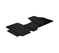 Gledring Alfombrillas de Goma Compatible con Renault Traffic/Opel Vivaro 2001-2014 (Perfil TK 3-Partes + Clips de Montaje)