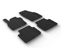 Gledring Alfombrillas de Goma Compatible con Skoda Fabia 2014-2021 (Perfil T 4-Partes + Clips de Montaje)
