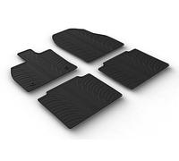 Gledring Alfombrillas de Goma Compatible con Toyota bZ4X & Subaru Solterra 2021- (Perfil T 4-Partes + Clips de Montaje)