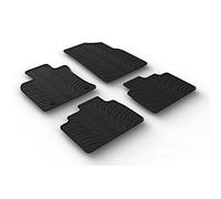 Gledring Alfombrillas de Goma Compatible con Toyota Camry (XV7) 2018- (Perfil T 4-Partes + Clips de Montaje)
