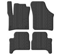 Gledring Alfombrillas de Goma Compatible con Volkswagen e-Up/Skoda e-Citigo/Seat e-MII 2019- (Perfil T 4-Partes + Clips de Montaje)