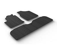 Gledring Alfombrillas de Goma Compatible con Volkswagen Sharan & Seat Alhambra 1996-2010 (Perfil T 5-Partes + Clips de Montaje)