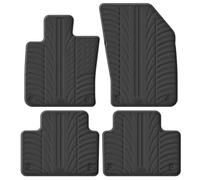 Gledring Alfombrillas de Goma Compatible con Volvo S60 & V60 II 2018- (Perfil T 4-Partes + Clips de Montaje)