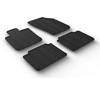 Gledring Alfombrillas de Goma Compatible con Volvo S90/V90 2016- (Perfil T 4-Partes + Clips de Montaje)