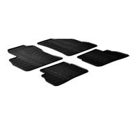 gledring GL 0141 de goma Juego de alfombrillas para coche