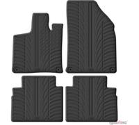 Gledring Juego de Alfombrillas de Goma compatibles con Geely CityRay 2023 (Perfil T 4 Piezas + Clips de Montaje)