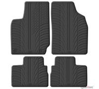 Gledring Juego de Alfombrillas de Goma compatibles con Leapmotor T03 2024 (Perfil T 4 Piezas + Clips de Montaje)