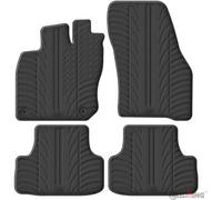 Gledring Juego de Alfombrillas de Goma compatibles con Volkswagen T-ROC II eTSI 2025 (Perfil T, 4 Piezas + Clips de Montaje)