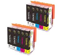 GLEGLE 364XL Cartuchos de Tinta Compatible para HP 364 XL para HP Photosmart 5520 6520 5510 6510 7510 7520 5514 5515 5522 5524 para Deskjet 3070A 3520 para Officejet 4620 4622