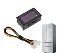 Gleichstrom-Amperemeter | Digitales 0-100V-LED-Spannungsmessgerät mit 2-in-1-Gleichspannungsanzeige | Spannungsmesser und Spannungsanzeige für Profis und Einsteiger