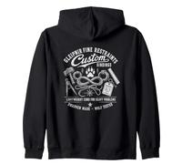 Gleipnir Fine Restraints - Fijaciones Personalizadas, diseño de Lobo Enano Sudadera con Capucha