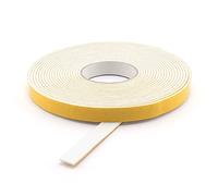 GleitGut Cinta de fieltro autoadhesiva de color blanco, longitud: 3 m en el rollo, cinta de fieltro por metros, grosor del fieltro: 3 mm (anchura 20 mm)