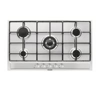 GLEM GAS P95FXV Placa De Cocción Empotrada 90 CM 5 Quemadores Acero Inoxidable