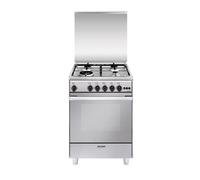 Glem Gas U664VI Cocina 60X60CM Inoxidable 4 Hornillos Horno A Gas 4 Funciones