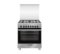 GLEM SA765MI6 Cocina Inoc 70X60 CM 5 Fuegos Horno Eléctrico Ventilado CL.A