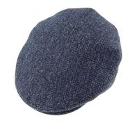 Glen Appin Harris Tweed County Gorra para hombre, marino, X-Large
