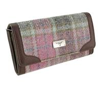 Glen Appin New Harris Tweed LB2000 - Bolso plegable para mujer, Col 134 Rosa Suave, S, Casual