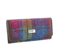 Glen Appin New Harris Tweed LB2000 - Bolso plegable para mujer, Colour46 Multi Tartán, S, Monedero