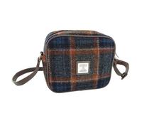 Glen Appin Of Scotland Harris Tweed LB1210 - Bolsa pequeña de tweed, Color 127 gris-óxido, 21cm x 18cm x 7cm