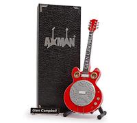 Glen Campbell - Guitarra en miniatura - Regalos musicales - Adorno hecho a mano