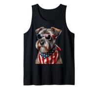 Glen of Imaal Terrier Perro 4 de julio Propietario estadounidense USA Mom Camiseta sin Mangas