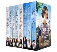 Glenda Young 8 Books Collection Set (The Miner's Lass, The Toffee Factory Girls, The Sixpenny Orphan, Belle of the Back Streets, Pearl of Pit Lane, The Girl with the Scarlet Ribbon & More)