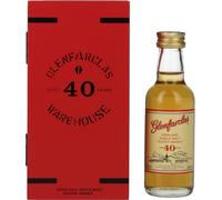 Glenfarclas 40 Years Old Highland Single Malt Scotch Whisky 43% Vol. 0,05l in Giftbox