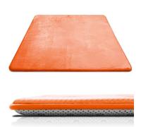 Glenmi Alfombra Antideslizante de Felpa ultrasuave for Sala de Estar, alfombras de área Grande, Piso Moderno, Dormitorio, tamaño Extra Grande, Que no se desprende(Orange,100 * 200cm)
