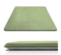 Glenmi Alfombra Antideslizante de Felpa ultrasuave for Sala de Estar, alfombras de área Grande, Piso Moderno, Dormitorio, tamaño Extra Grande, Que no se desprende(Green,127 * 127cm)