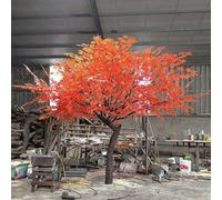 Glenmi Arce Rojo Artificial for una Vida de bajo Mantenimiento: Muy Realista, Siempre en Temporada, Pieza Central Visual Perfecta for Cualquier habitación.(2mx1.8m)