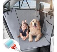 Glenmi Safe Journey for Pets - Hamaca Impermeable for Asiento de Coche for Perros, Ajuste Universal, antiarañazos y Antideslizante, Lavable a máquina(Gris)