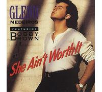 Glenn Medeiros - SHE AIN'T WORTH IT 7 INCH (7" VINYL 45) UK LONDON 1990